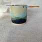 Blue Mountain Ceramic Paintbrush Pot