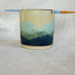 Blue Mountain Ceramic Paintbrush Pot