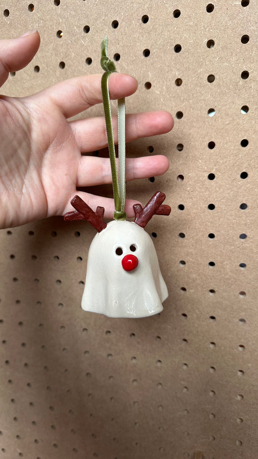 Rudolf the Reindeer Ghostie Tree Decoration