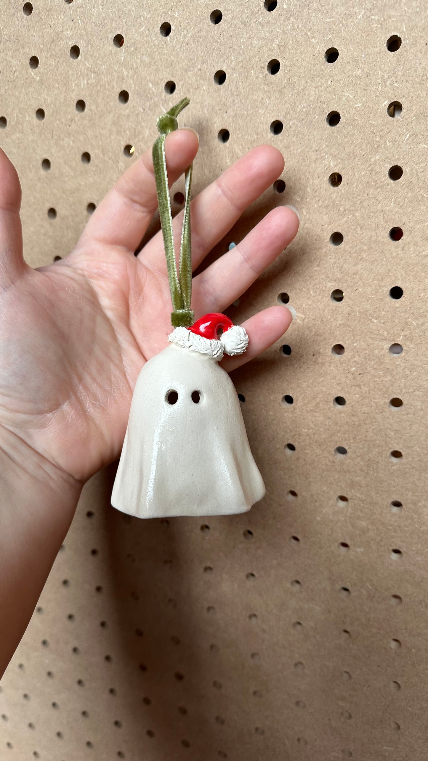 Santa Ghostie Tree Decoration