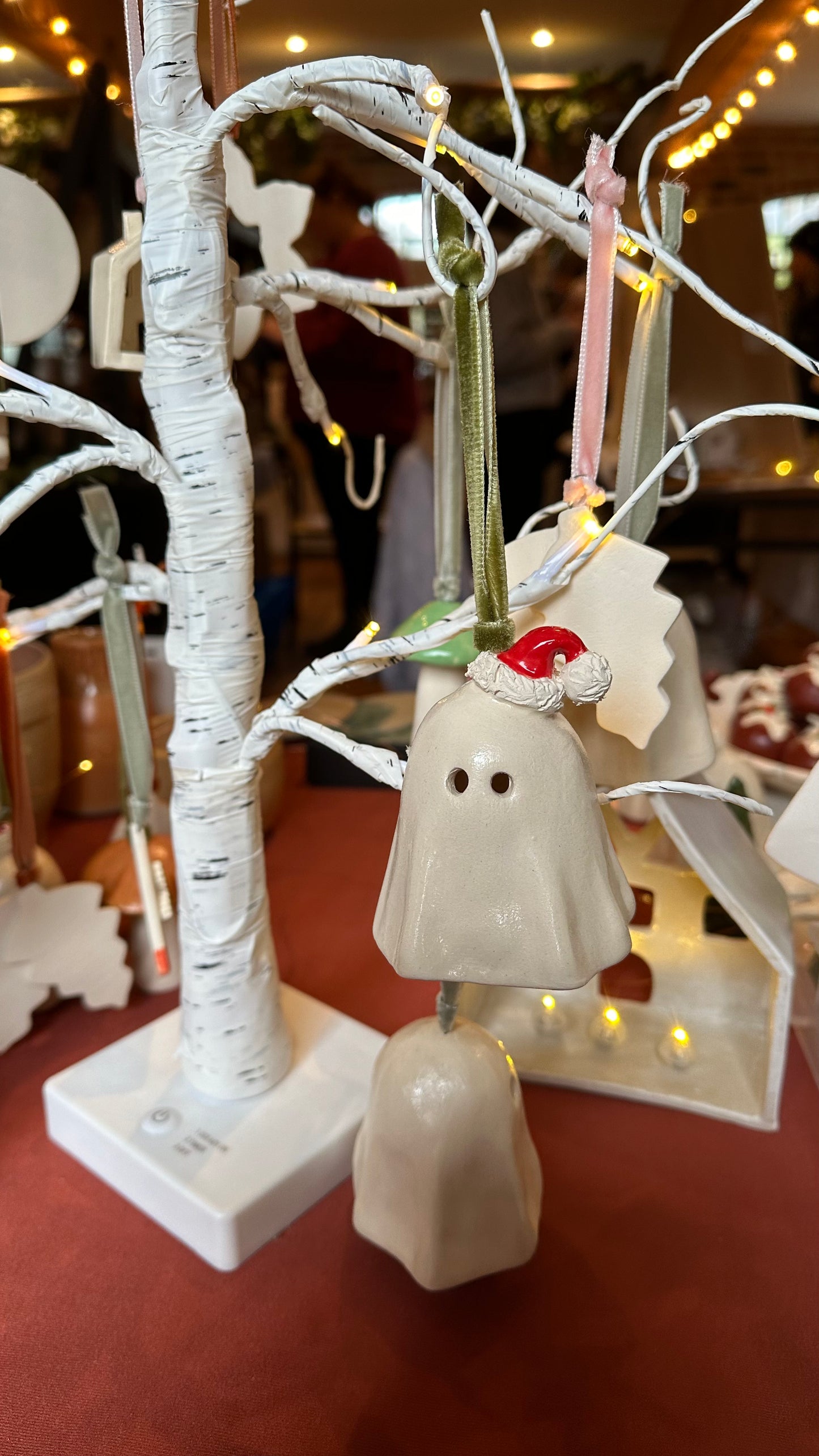 Santa Ghostie Tree Decoration