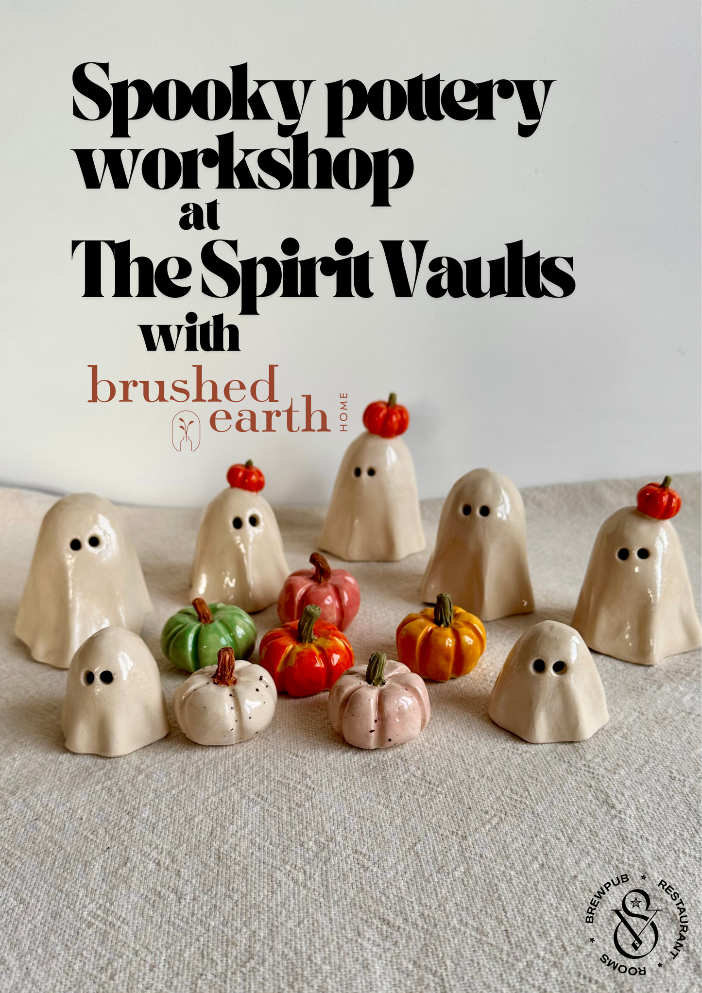 Spooky Pottery Workshop at The Spirit Vaults